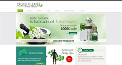 Desktop Screenshot of calvesnleaves.com